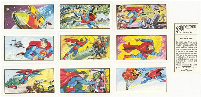 1968 Primrose Confectionery Co. Ltd. "Superman" Complete Set (50)